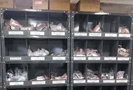 Bin - Pegion Type Storage Racks
