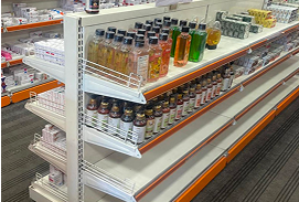 Wall Mounted Display Racks